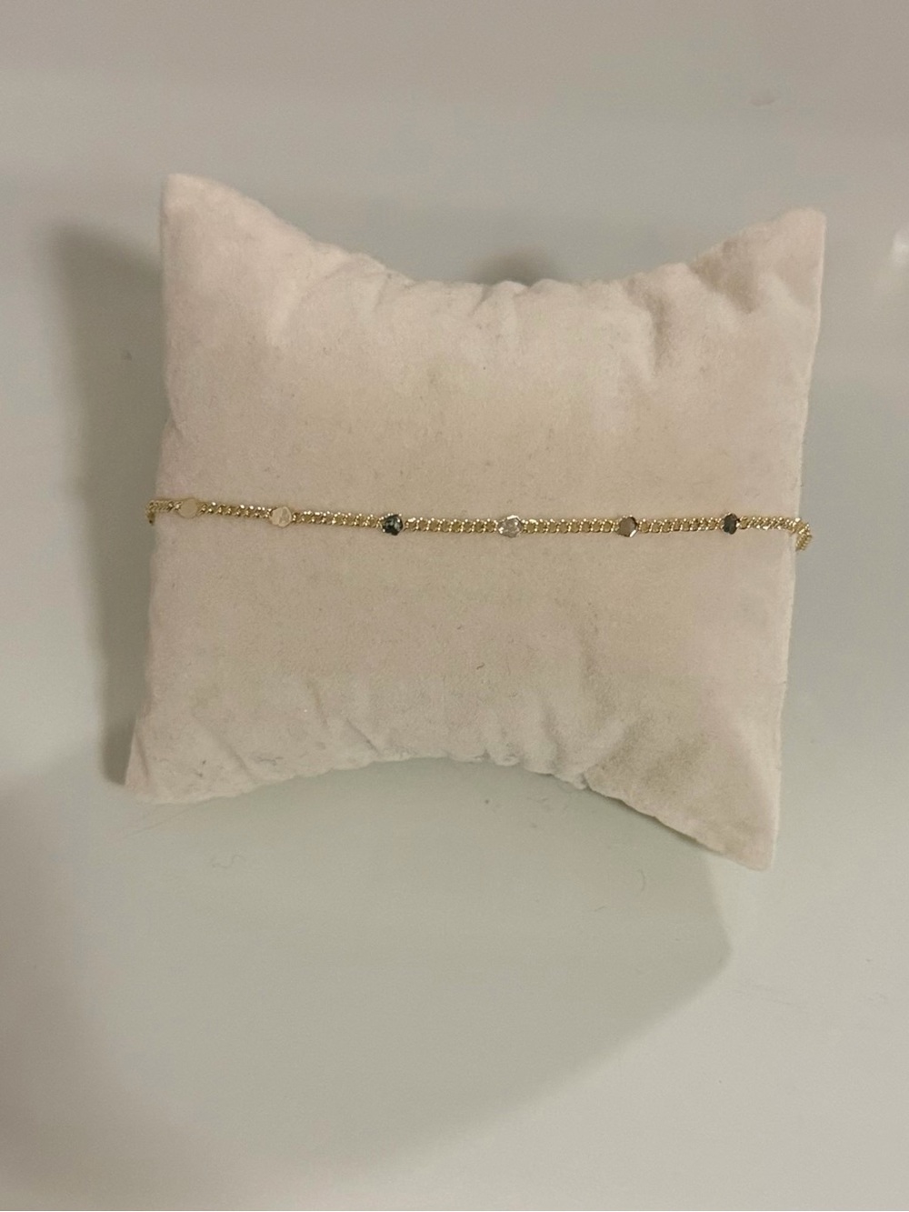 ✨gold plated handmade gold chain bracelet 💕